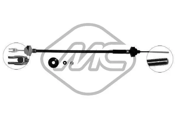 Handler.Part Clutch cable Metalcaucho 82694 1