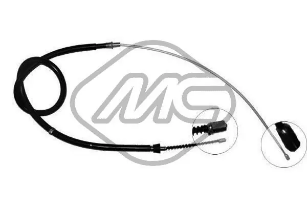 Handler.Part Cable, parking brake Metalcaucho 83285 1