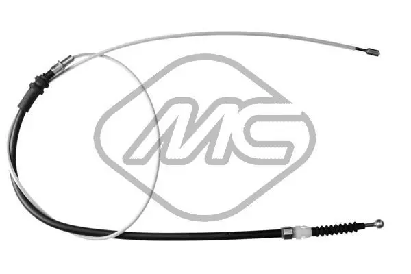 Handler.Part Cable, parking brake Metalcaucho 83756 1