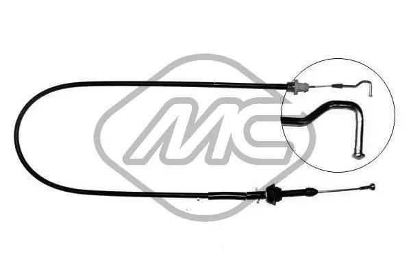 Handler.Part Accelerator cable Metalcaucho 83792 1