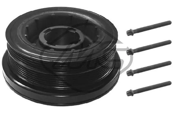 Handler.Part Belt pulley, crankshaft Metalcaucho 15480 1