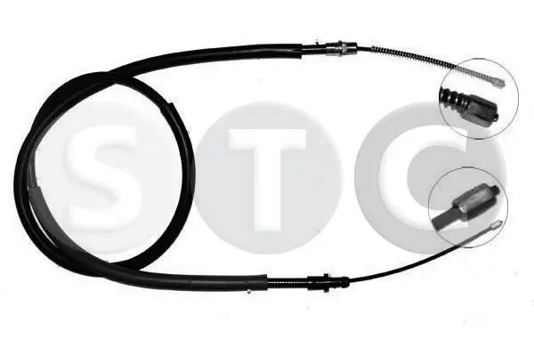 Handler.Part Cable, parking brake STC T480131 1