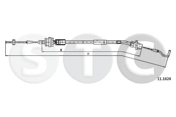 Handler.Part Accelerator cable STC T480687 1