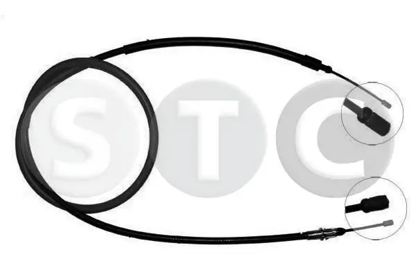 Handler.Part Cable, parking brake STC T480832 1