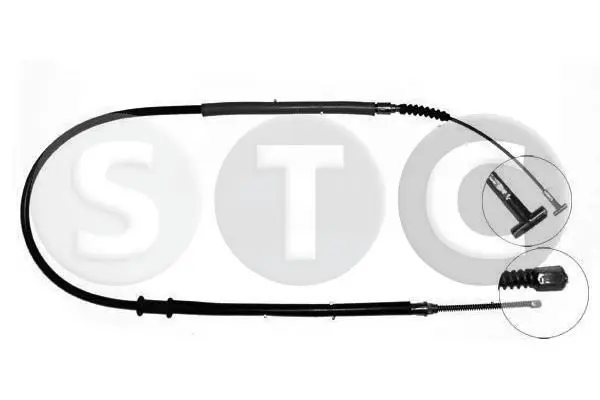 Handler.Part Cable, parking brake STC T481280 1