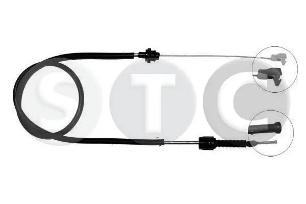 Handler.Part Accelerator cable STC T483180 1