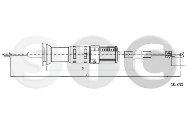 Handler.Part Clutch cable STC T483627 1