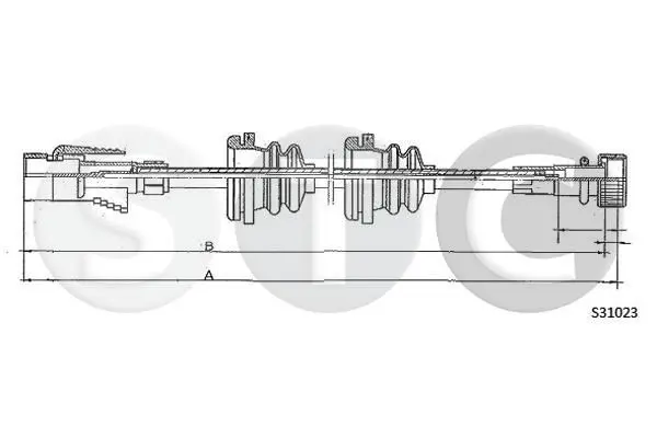 Handler.Part Tacho shaft STC T483650 1