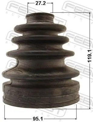 Handler.Part Bellow, driveshaft FEBEST 01152UZFE 2