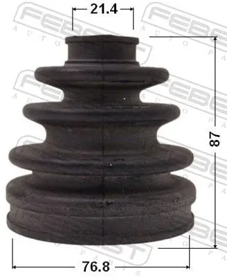 Handler.Part Bellow, driveshaft FEBEST 0117092 2