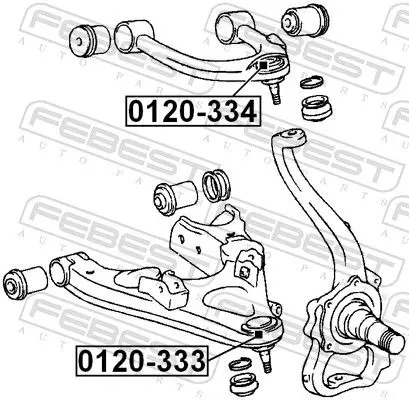 Handler.Part Ball joint FEBEST 0120334 2