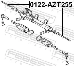 Handler.Part Tie rod axle joint FEBEST 0122AZT255 2