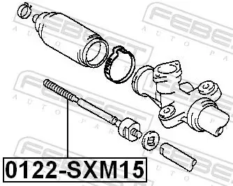 Handler.Part Tie rod axle joint FEBEST 0122SXM15 2