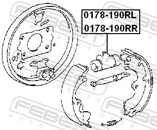 Handler.Part Wheel brake cylinder FEBEST 0178190RR 2