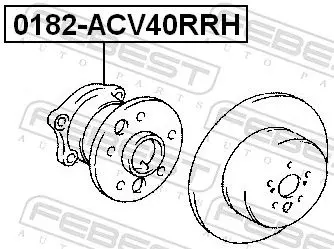 Handler.Part Wheel hub FEBEST 0182ACV40RRH 2