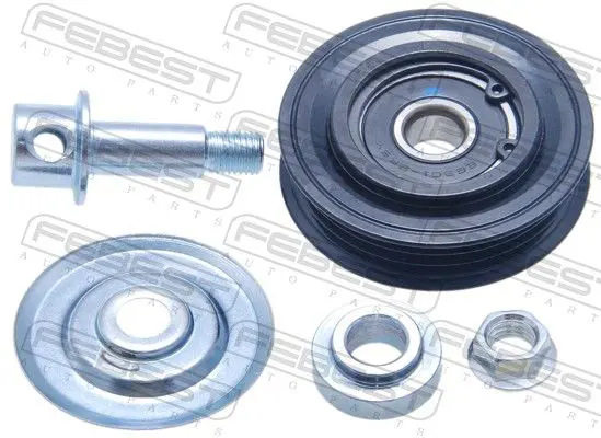 Handler.Part Tensioner pulley, v-ribbed belt FEBEST 0187NHW20 1