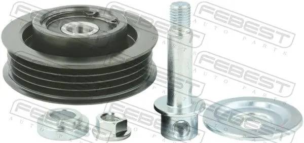 Handler.Part Tensioner pulley, v-ribbed belt FEBEST 0187VDJ200 1