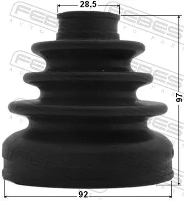 Handler.Part Bellow set, drive shaft FEBEST 0215R51R37 2