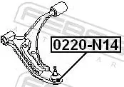 Handler.Part Ball joint FEBEST 0220N14 2