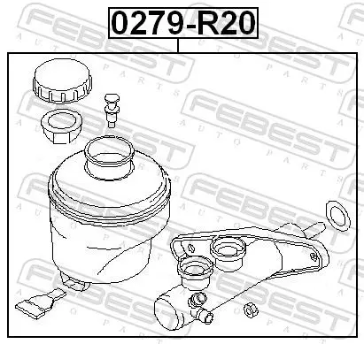 Handler.Part Brake master cylinder FEBEST 0279R20 2