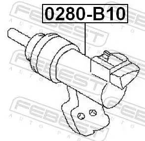 Handler.Part Slave cylinder, clutch FEBEST 0280B10 2