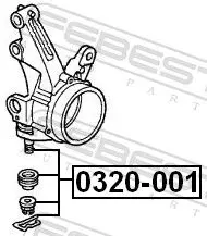 Handler.Part Ball joint FEBEST 0320001 2