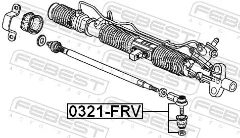 Handler.Part Tie rod end FEBEST 0321FRV 2