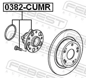 Handler.Part Wheel hub FEBEST 0382CUMR 2