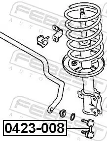 Handler.Part Rod/strut, stabiliser FEBEST 0423008 2