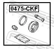 Handler.Part Repair kit, brake caliper FEBEST 0475CKF 2