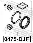 Handler.Part Repair kit, brake caliper FEBEST 0475DJF 2