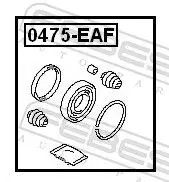 Handler.Part Repair kit, brake caliper FEBEST 0475EAF 2