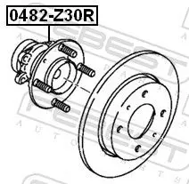 Handler.Part Wheel hub FEBEST 0482Z30R 2