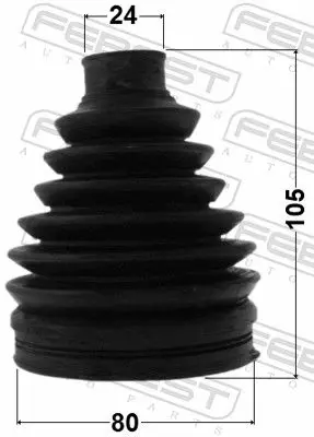 Handler.Part Bellow set, drive shaft FEBEST 0517PBL 2