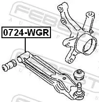 Handler.Part Track control arm FEBEST 0724WGR 2