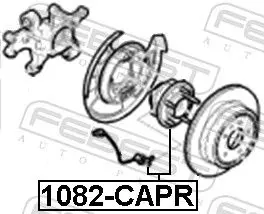 Handler.Part Wheel hub FEBEST 1082CAPR 2