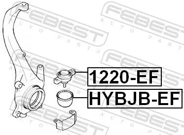 Handler.Part Ball joint FEBEST 1220EF 2