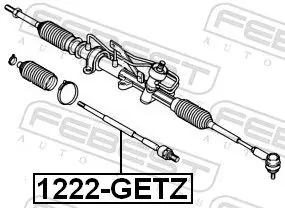 Handler.Part Tie rod axle joint FEBEST 1222GETZ 2