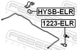 Handler.Part Rod/strut, stabiliser FEBEST 1223ELR 2