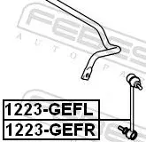 Handler.Part Rod/strut, stabiliser FEBEST 1223GEFL 2