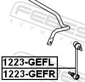 Handler.Part Rod/strut, stabiliser FEBEST 1223GEFR 2