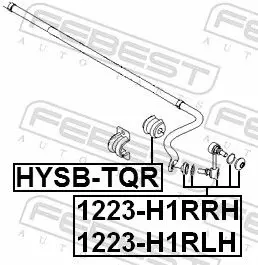 Handler.Part Rod/strut, stabiliser FEBEST 1223H1RRH 2