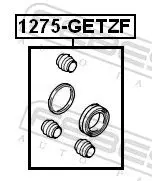 Handler.Part Repair kit, brake caliper FEBEST 1275GETZF 2