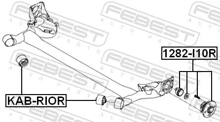 Handler.Part Wheel hub FEBEST 1282I10R 2