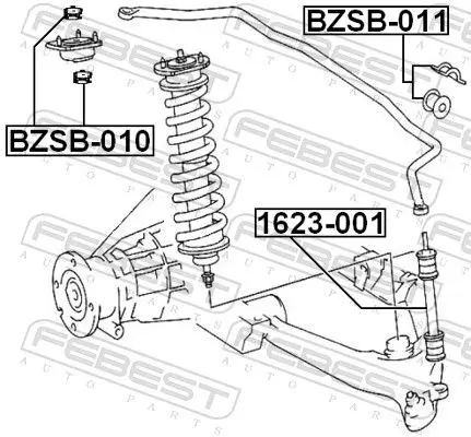 Handler.Part Rod/strut, stabiliser FEBEST 1623001 2