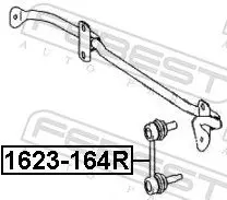 Handler.Part Rod/strut, stabiliser FEBEST 1623164R 2