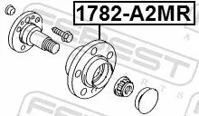 Handler.Part Wheel hub FEBEST 1782A2MR 2