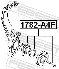 Handler.Part Wheel hub FEBEST 1782A4F 2