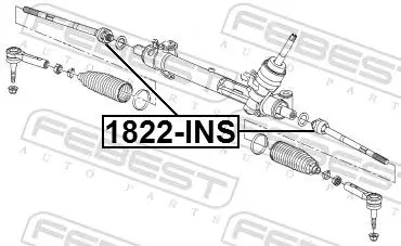 Handler.Part Tie rod axle joint FEBEST 1822INS 2