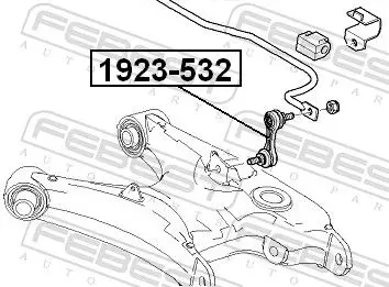 Handler.Part Rod/strut, stabiliser FEBEST 1923532 2